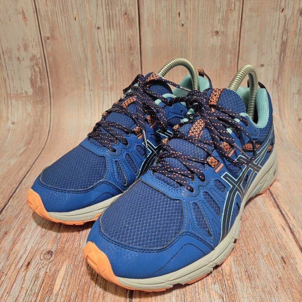 Asics Gel Venture 7 Womens Size 8 Blue Outdoor Running Sneakers